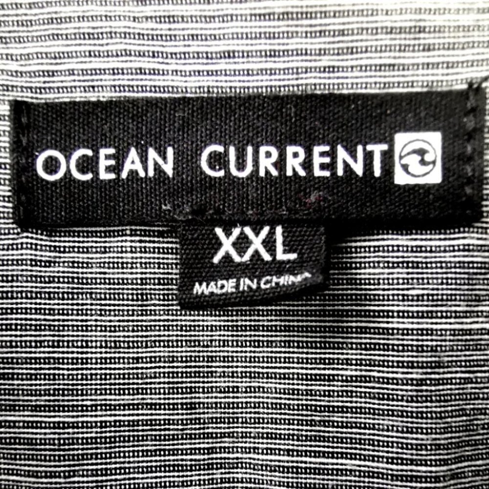 Ocean Current EUC Men's XXL Button Down Gray Shirt - Picture 13 of 14